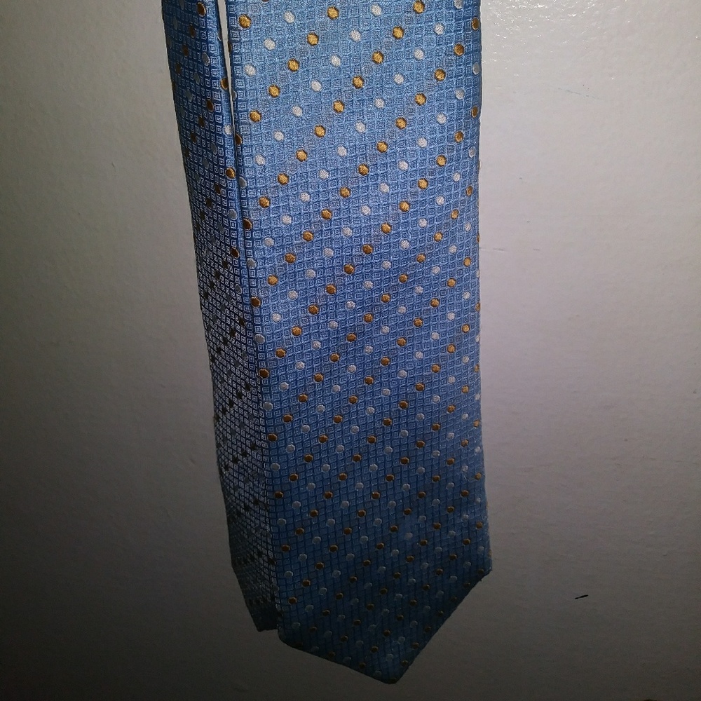 ermenegildo zegnal light blue Tie with dots
